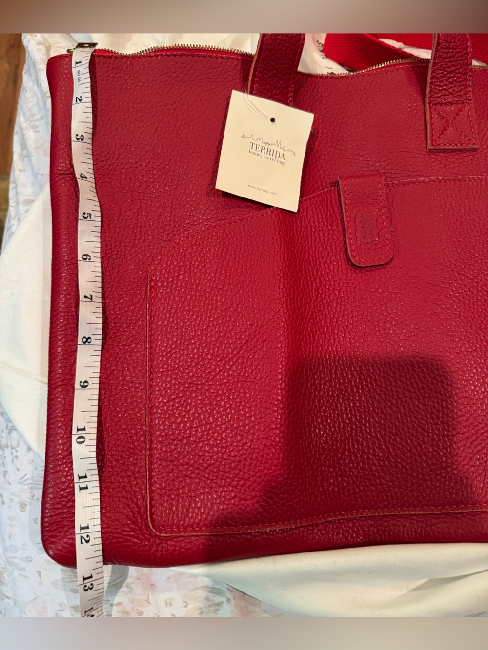 Terrida Red Handbag - Picture 10 of 11